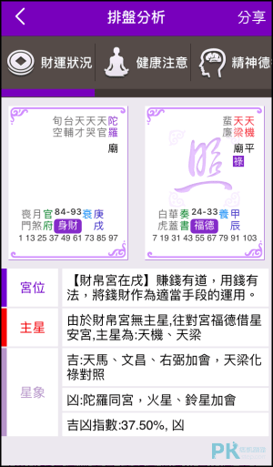 紫微斗數算命App5