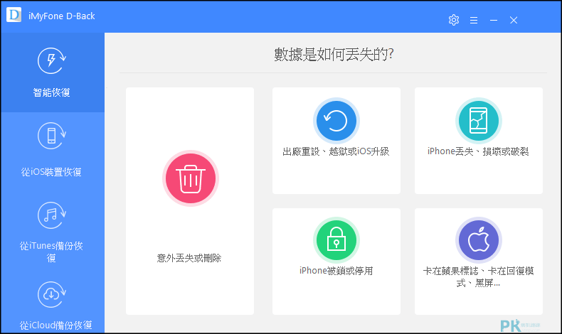 iMyFone-iPhone找回刪除的照片1