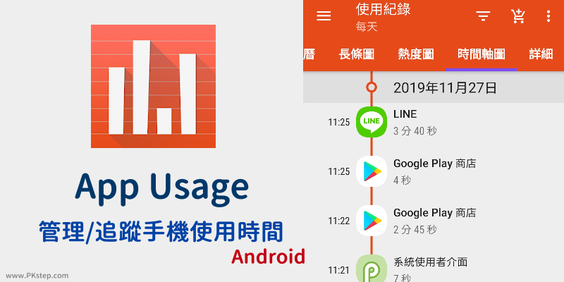 手機使用時間統計App-Usage