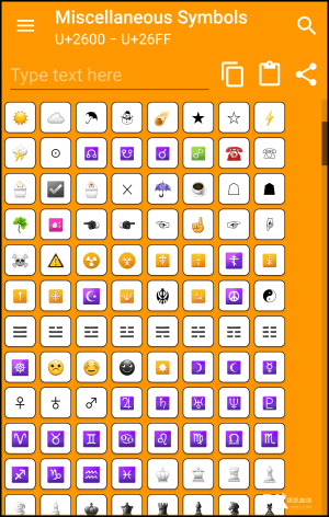 Unicode特殊符號鍵盤App_Android2