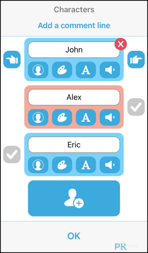 TextingStory製作正在聊天的影片App2