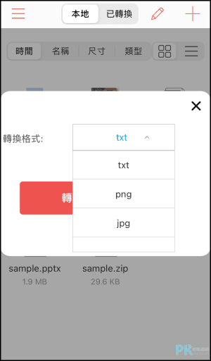iConv免費iPhone多格式轉檔App9