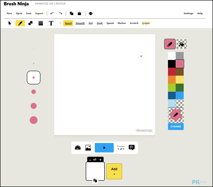 Brush-Ninja線上手繪動畫產生器1