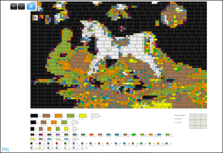 線上將照片變成LEGO樂高效果4