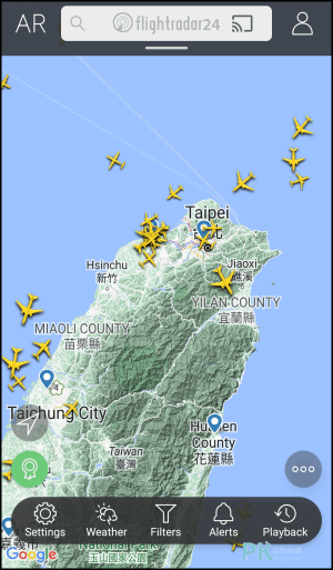 flightradar24飛機即時動態App2