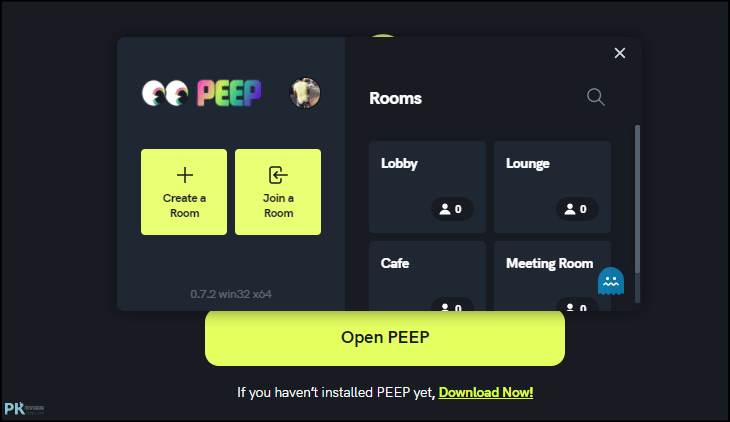 Peep即時電腦螢幕分享的免費軟體1