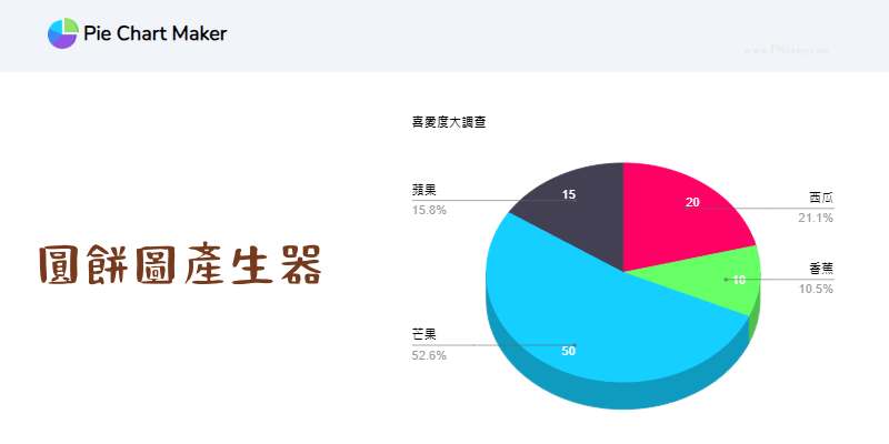 Pie-Chart-Maker圓餅圖產生器