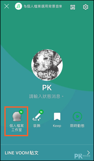 LINE個人檔案工作室2