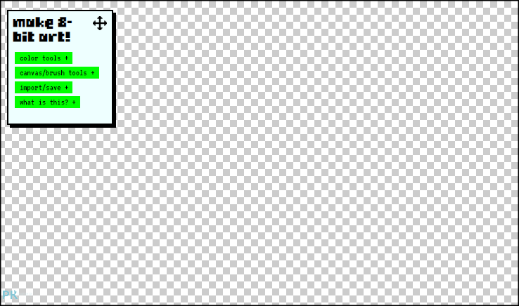 make8bitart線上像素畫繪圖板1