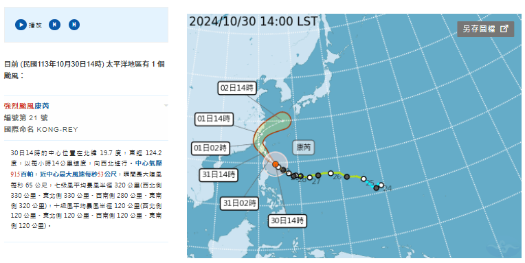 康芮颱風1