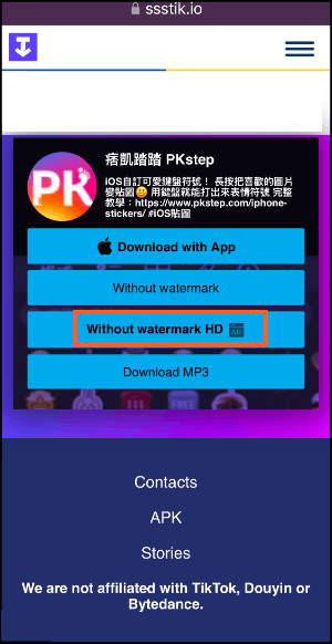 tiktok線上去浮水印網頁4